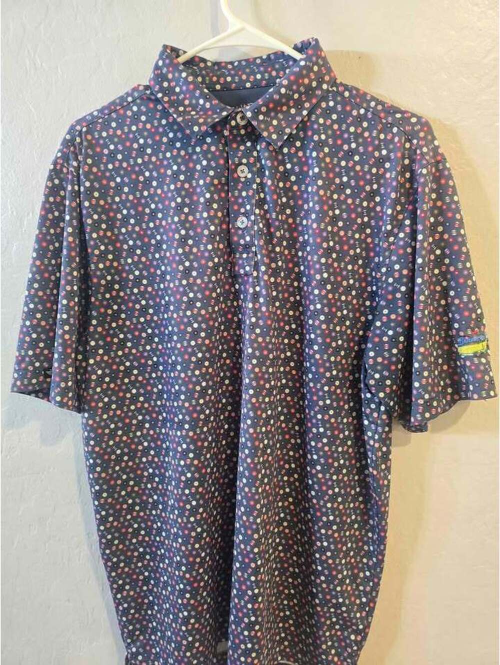 Straight Down Golf Polo Men's Size Medium